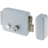 Serratura cancello applicare elettrica 68880 yale - Zinc c.tondo fisso m2+scr+puls+tett e.mm 60 dx
