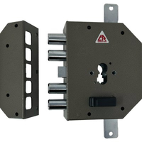 Serratura legno applicare 2250 pen cr - F.sagom m2 tripl+scr e.mm 60 sx