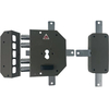 Serratura legno applicare 2350 pen cr - F.sagom m2 quint+scr e.mm 60 dx