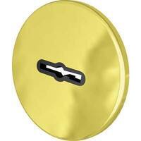 Mostrina  tonda  doppia  mappa  30  cr - Ottone  mm  60