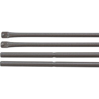 Aste  x  serratura  esterne  90-01  cr - Verniciate  dritte  triplici  mm  18  cf=pz  2+2