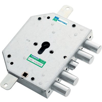 Serratura metallo applicare 89c855 mottura - F.sagom m2 tripl+scr ip.mm 28 e.mm 60 dx