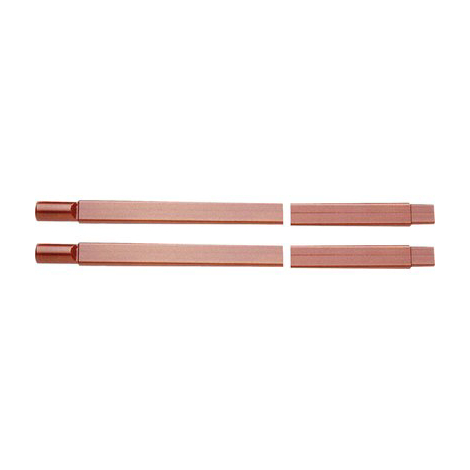 Aste x serratura esterne 93291 mottura - Verniciate dritte triplici mm 10x20 cf=pz 2