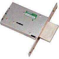 Serratura metallo infilare 40702 mottura - B.q zinc f.mm 25 dm m4 h.mm 80 e.mm 60