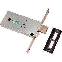 Serratura metallo infilare 41812 mottura - B.q zinc f.mm 25 dm m4+scr h.mm 82 e.mm 70