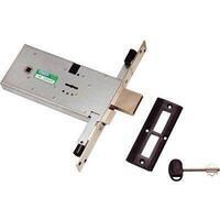 Serratura metallo infilare 41823 mottura - B.q zin f.mm 25 dm m4 tripl+scr h.mm 82 e.mm 70