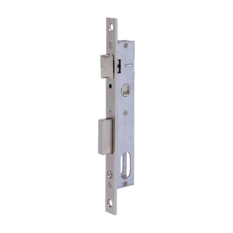 Serratura montante infilare 111 welka - B.q cromo f.mm 16 f.ovale m1+scr+q8 e.mm 15 dx
