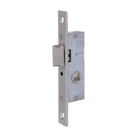 Serratura montante infilare 113 welka - B.q cromo f.mm 16 scr+q8  e.mm 15