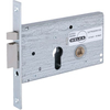 Serratura metallo infilare elettrica 302 welka - B.q zinc f.mm 16 f.sa+scr+f h.mm 78 e.mm 60 dx/sx