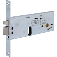 Serratura metallo infilare elettrica 304 welka - B.q zin f.mm 16 f.o.+scr+ h.mm 64 e.mm 60 dx/sx