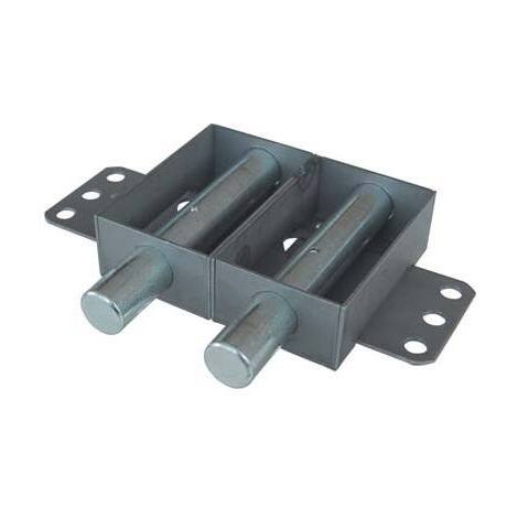 Deviatore  2  pistoni  201  cipierre - Zincato  dx  mm  120x  90