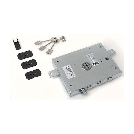 Serratura  metallo  applicare  ser  711  dierre  atra - Dm  m4  tripl+scr  ip.mm  28  e.mm  73  dx