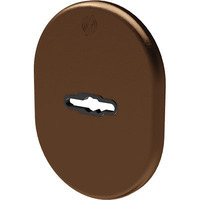 Mostrina porta blindata 4301 securemme - Dm alluminio bronzato mm 82x62