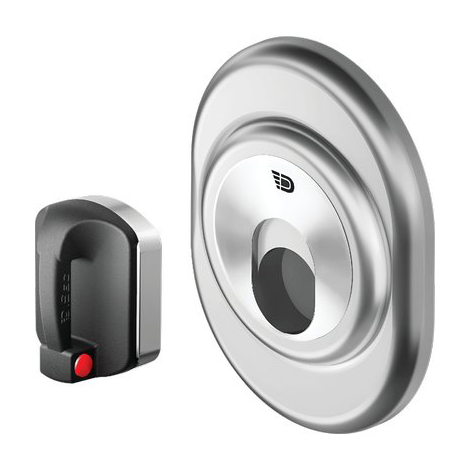 Defender magnetico mrm500f regolabile hand disec - Inox cromo satinato f.s i.mm 38 d.mm 50 h.mm 14-25