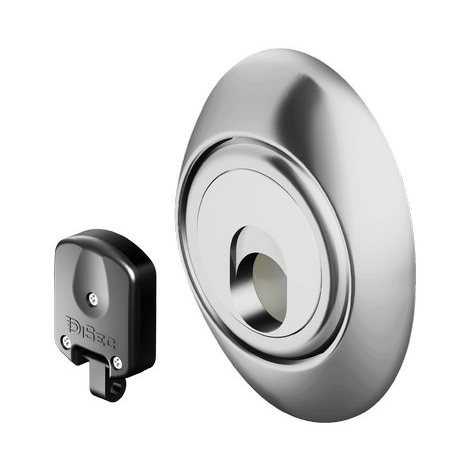 Defender magnetico mag3g super top disec - Inox cromo satinato f.s. i.mm 38 d.mm 55 h.mm 20
