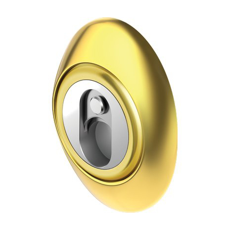 Defender magnetico mrm460 disec - Inox ottone lucido f.sag i.mm 38 d.mm 46 h.mm 25