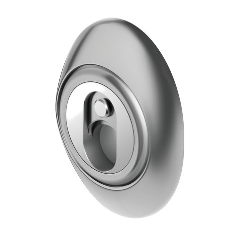Defender magnetico mrm460 disec - Inox cromo satinato f.sag i.mm 38 d.mm 46 h.mm 25