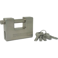 Lucchetto antiscasso workit - Acciaio solido temprato chiavi 5 mm 94