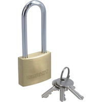 Lucchetto arco lungo workit - Ottone arco cromato chiavi 3 mm 50x61