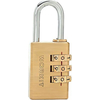 Lucchetto a combinazione ce workit - Ottone arco cromato mm 20