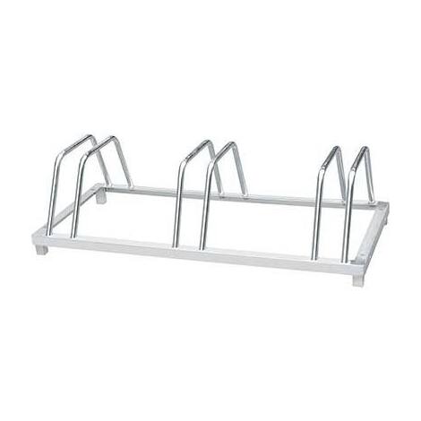 Rastrelliera  parcheggio  bici  3  posti - Zincata  mm  880x395  h.mm  245