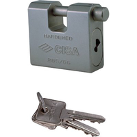 Lucchetto antiscasso 2855l cisa - Acciaio carbonitrurato chiavi 2 mm 66
