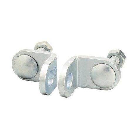 Occhioli fissi cancello assa abloy - Zincati vite mm 75 regolaz. mm 26 cf=pz 2