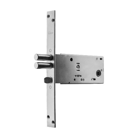 Serratura metallo infilare 961 iseo - B.q zinc f.mm 25 dm m4+scr h.mm 64 e.mm 90