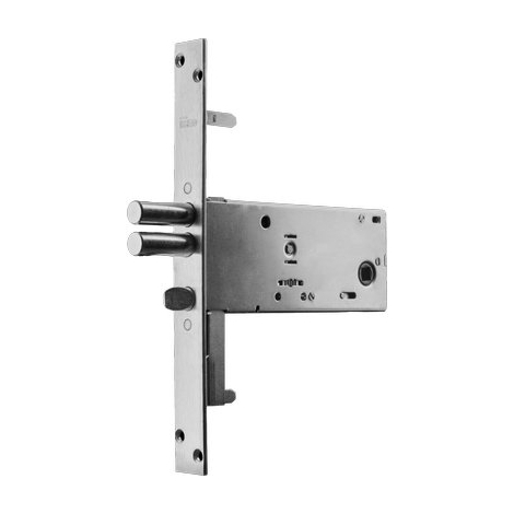 Serratura metallo infilare 963 iseo - B.q zinc f.mm 25 dm m4 tripl+scr h.mm 64 e.mm 70