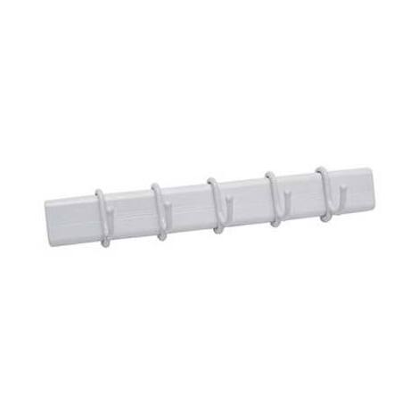 Appenditutto  adesivo  mini - Alluminio  ganci  posti  5  cm  25  bianco/bianco