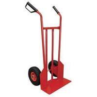 Bravetta carrello portasacco forte hand - Pneum. mm 255x75 d.metallo f.mm 20 cm 109x47