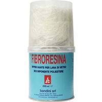 Fibroresina  in  mini  kit - Lana  vetro  e  bicchierino  ml  200