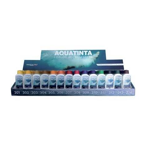 Espositore  colorante  aquatinta - 14  posti