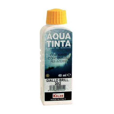 Colorante  acqua  aquatinta - 302  giallo  brillante  ml  40