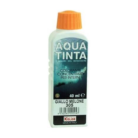 Colorante  acqua  aquatinta - 305  giallo  melone  ml  40