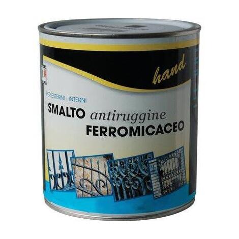 Smalto  antiruggine  ferromicaceo  hand - Grigio  medio  ml  750