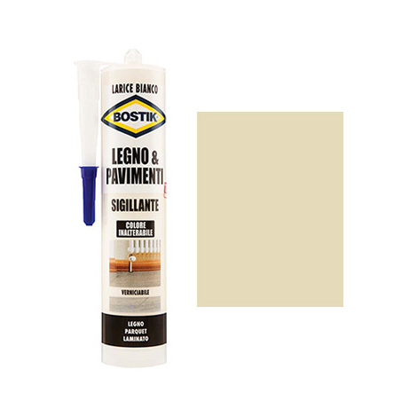 Silicone  acrilico  legno  pavimenti  bostik - Larice  bianco  ml  300