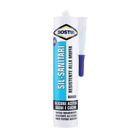 Silicone  acetico  sil  sanitari  bostik - Bianco  ral  9010  ml  280