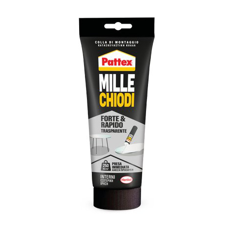 Pattex millechiodi forte e rapido trasparente - Gr 52