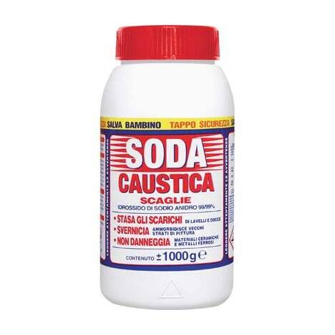 Soda  caustica - Scaglie  kg  1