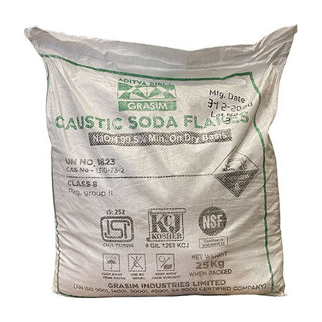 Soda  caustica - Scaglie  kg  25