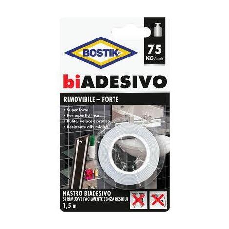 Nastro biadesivo rimovibile bostik - Mm 19 ml 1,5