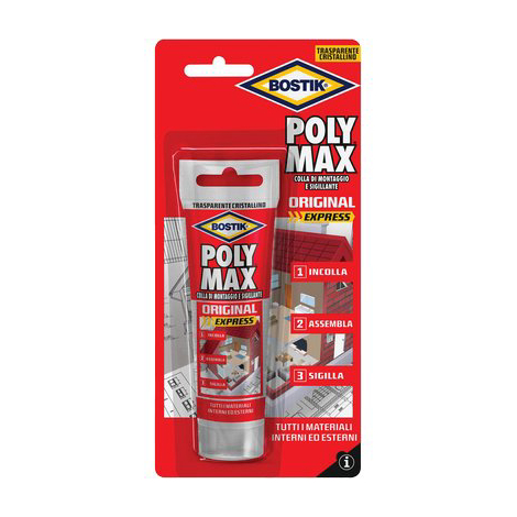 Bostik polymax original express - Trasparente gr 75