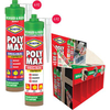 Bostik polymax original express scc - Cf= pz 6 bianco + pz 6 trasparente