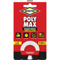 Bostik polymax high tack nastro biadesivo - Bianco h.mm 19 mt 1,5