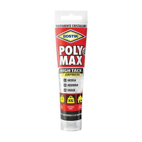 Bostik  polymax  high  tack  express - Trasparente  gr  115