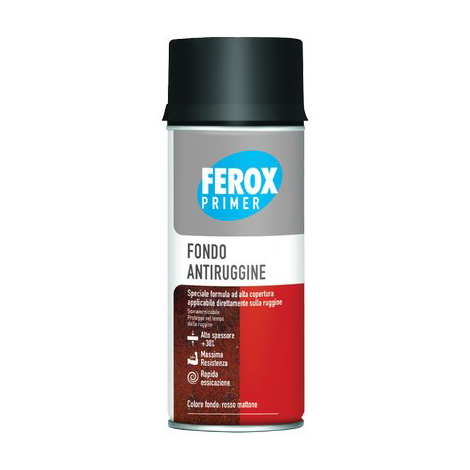Fondo aggrappante spray ferox arexons - Antiruggine rosso ml 400