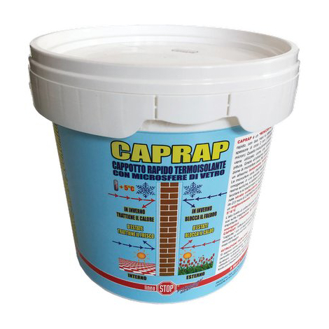 Idropittura termoisolante caprap dixi - Lt 2,5