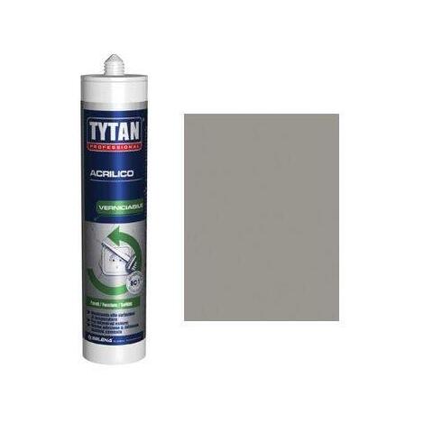 Silicone  acrilico  tytan - Grigio  verniciabile  ml  300