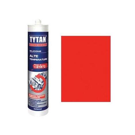 Silicone  alte  temperature  tytan - Rosso  ml  300